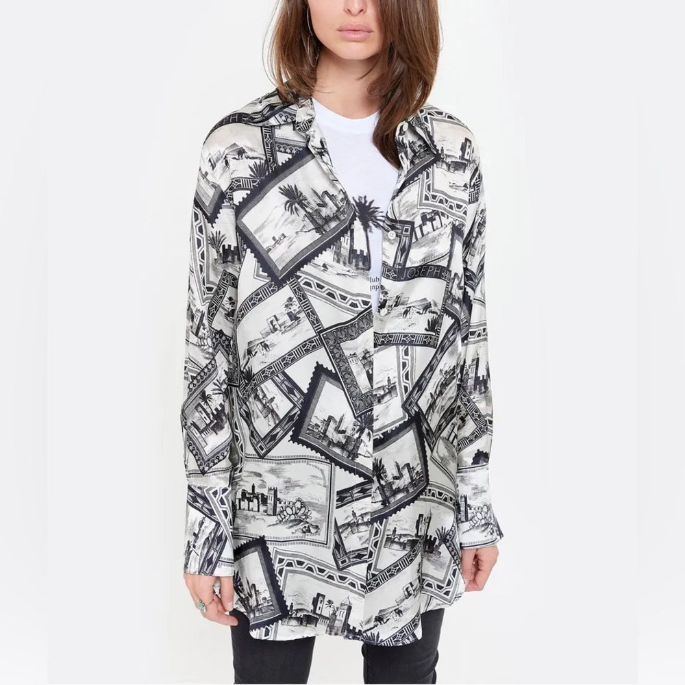 JOSEPH

Dawson Big Stamp Print Blouse - Picture 12 of 16